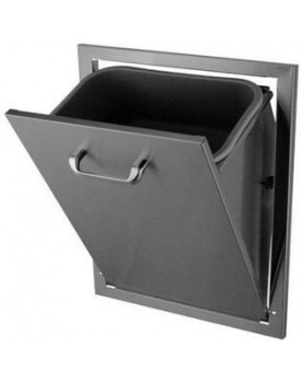 Hasty-Bake HBI TCTO-18X26 Hasty-Bake Stainless Steel Tilt-Out Trash Can