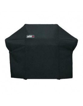 Weber Outdoor  Grill Cover Weather Resistant Cart-Style Breathable Black